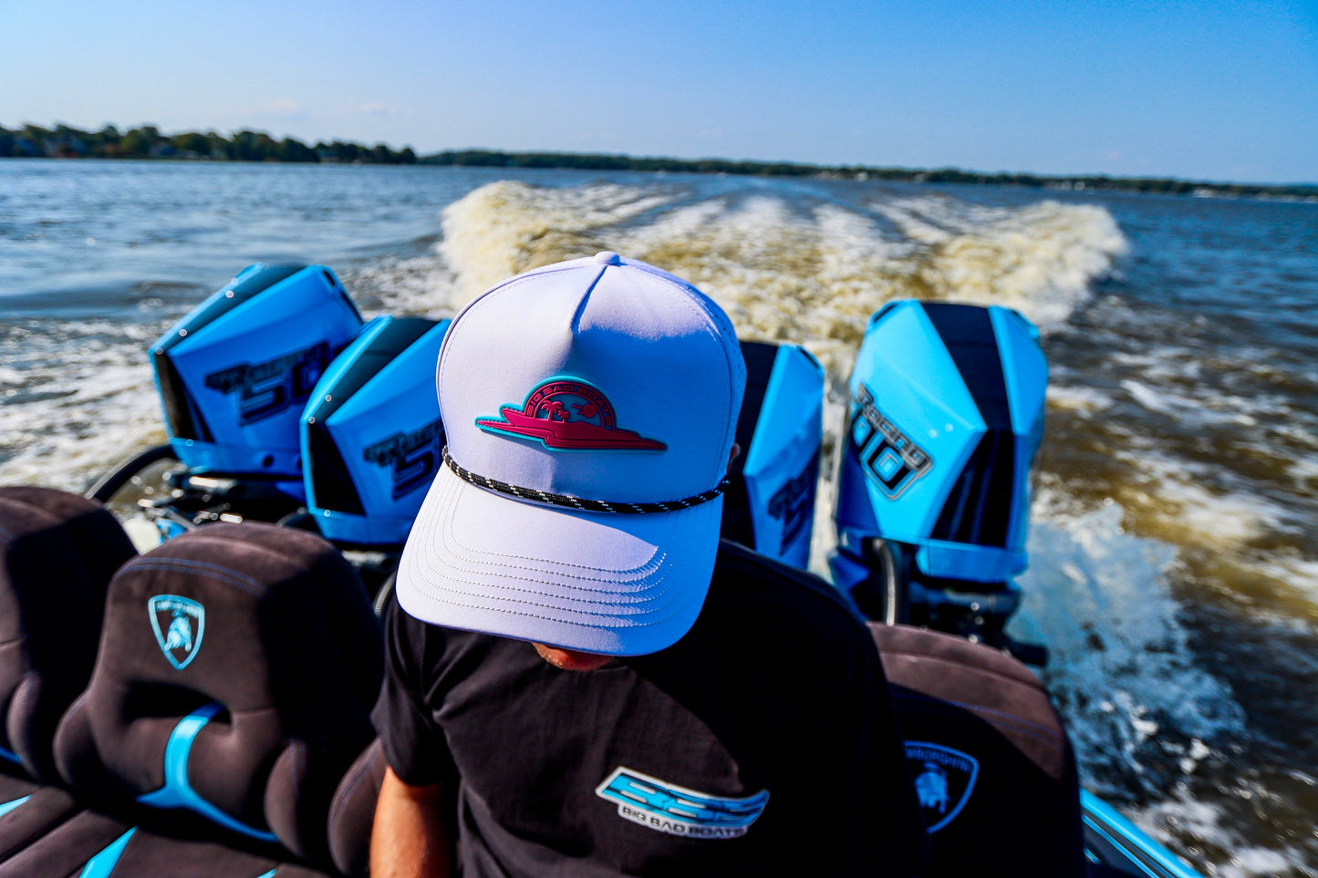 Miami Vice Rubber Patch Performance Rope Hat