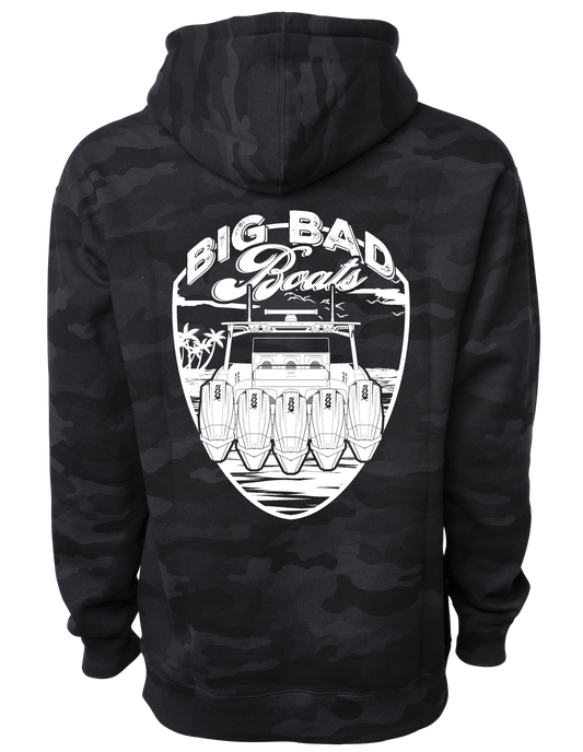 Black Camo Quint Logo Hoodie