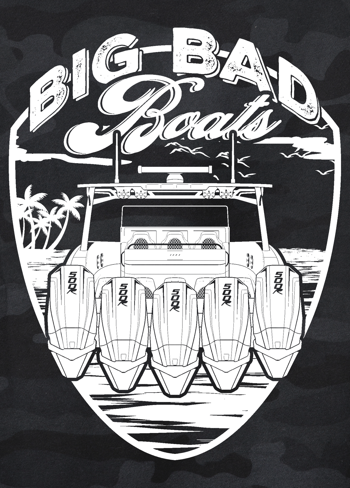 Black Camo Quint Logo Hoodie