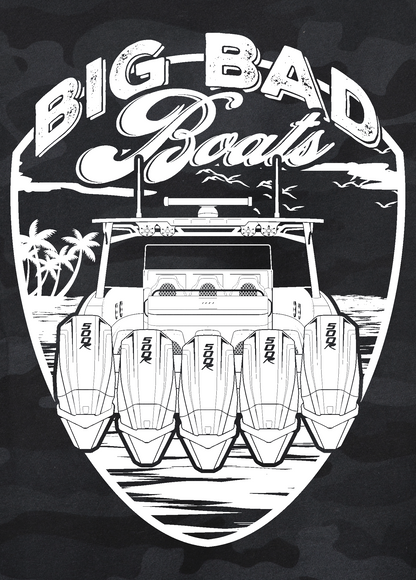 Black Camo Quint Logo Hoodie