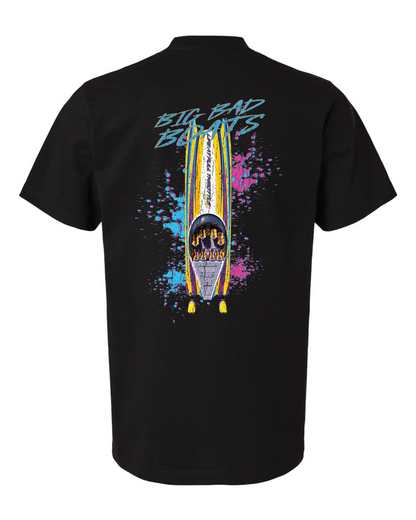 Heavy Weight Cat Logo T Shirt - Black