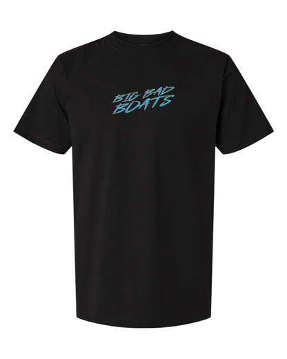 Heavy Weight Cat Logo T Shirt - Black